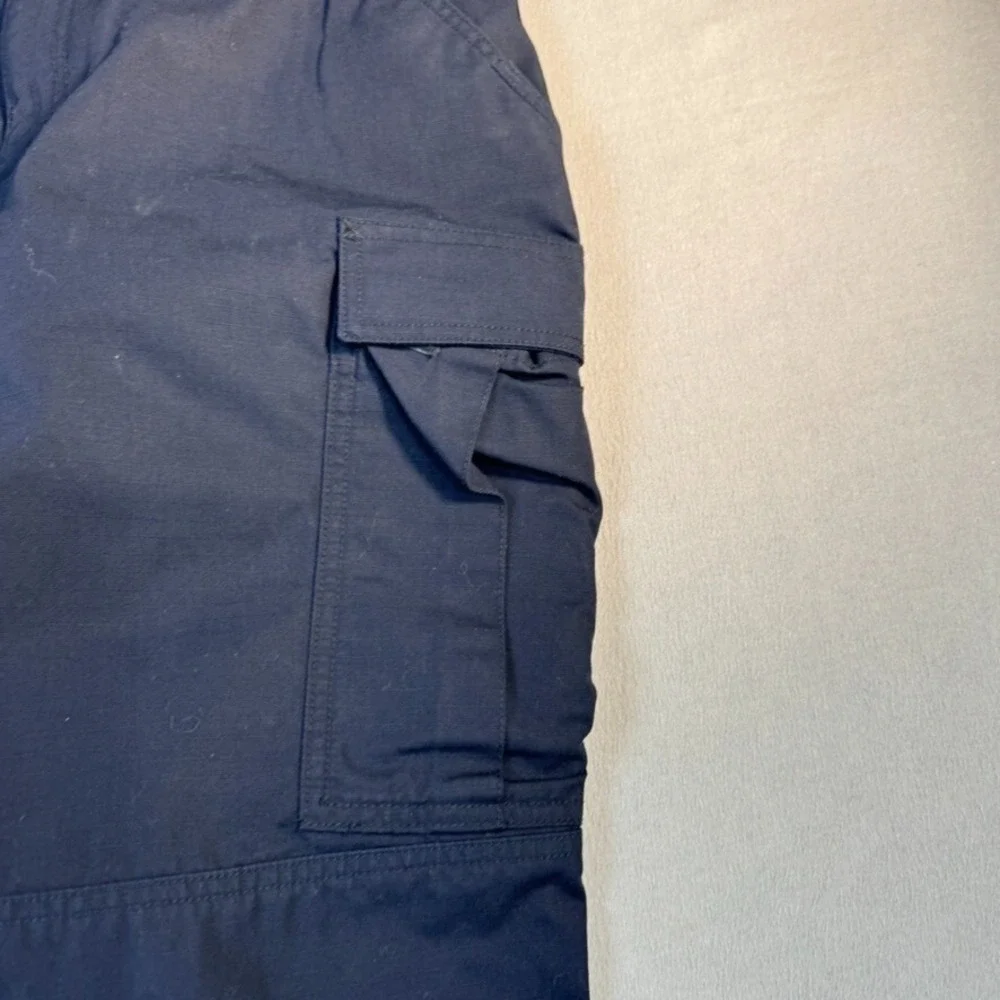 511 Tactical Cargo Pants 35-39 x 31‎ Adjustable Black Workwear Grunge